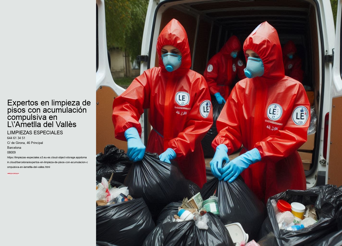 Cómo nos diferenciamos de otras empresas de limpiezas traumáticas