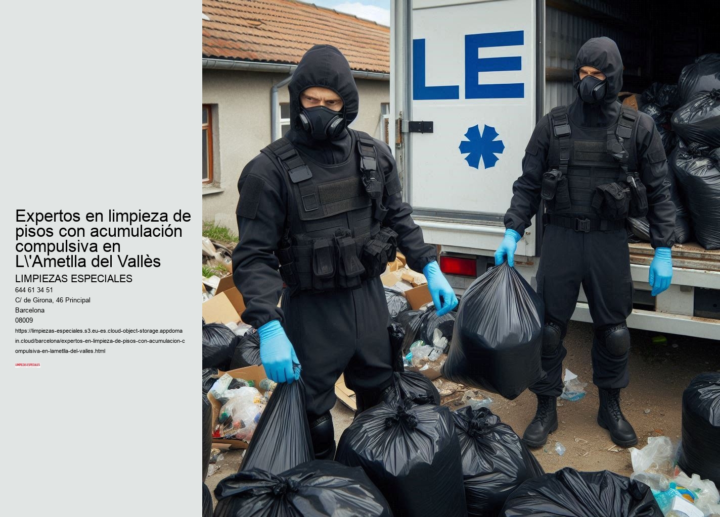 Eliminación de plagas y control de infecciones